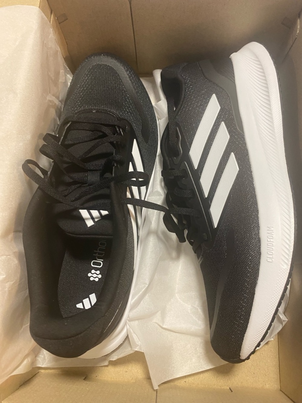 Adidas Runfalcon 5 Men’s Size 11 Black and White Shoes